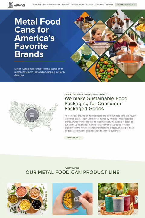 Silgan Containers Homepage 1440px