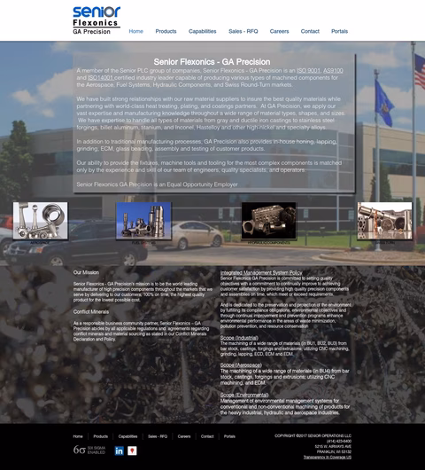 Senior Flexonics Ga Precision Homepage 1440px