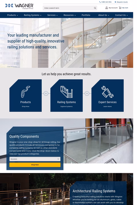 R B Wagner Inc Homepage 1440px