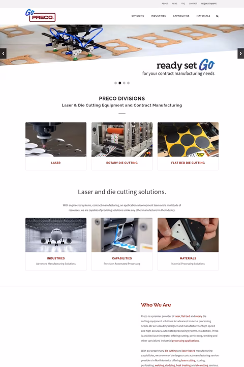 Preco Homepage 1440px