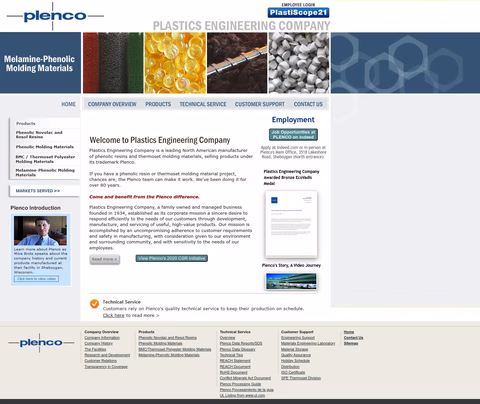 Plastics Engineering Company Homepage 1440px