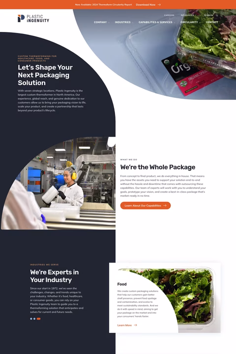 Plastic Ingenuity Inc Homepage 1440px