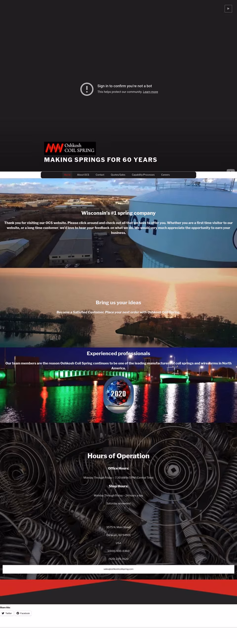 Oshkosh Coil Spring Homepage 1440px