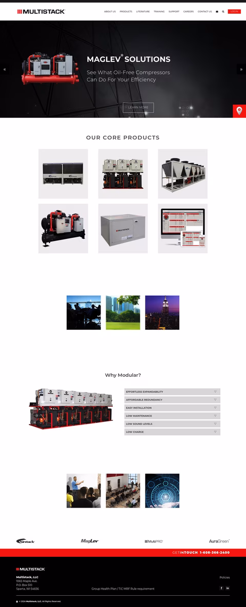 Multistack Homepage 1440px