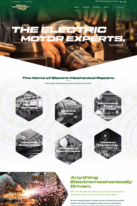 Motor Technology Inc Homepage 1440px