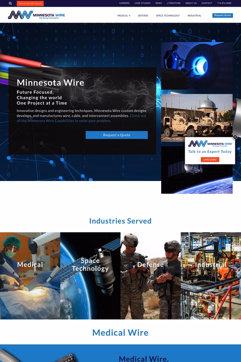 Minnesota Wire Homepage 1440px