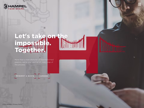 Hampel Corp Homepage 1440px
