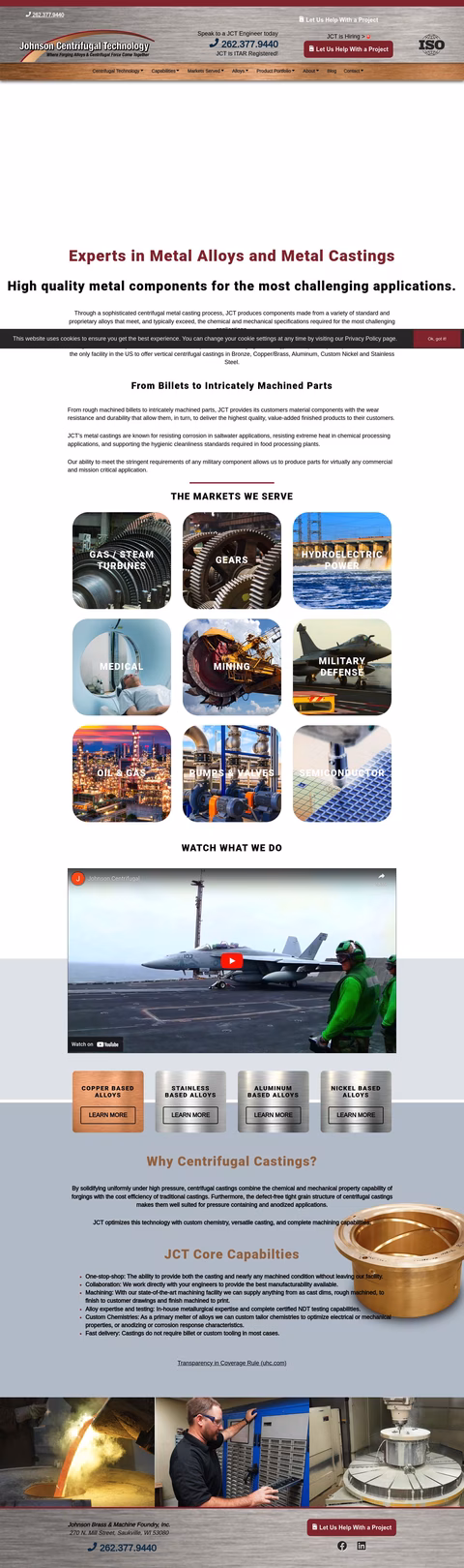 Johnson Centrifugal Technology Homepage 1440px