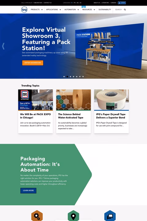 Intertape Polymer Group Homepage 1440px