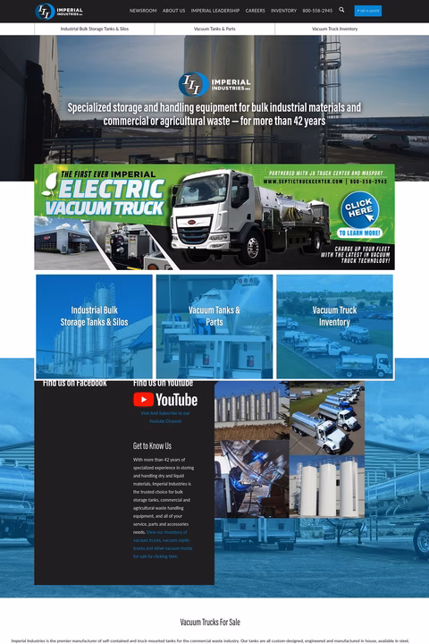 Imperial Industries Homepage 1440px