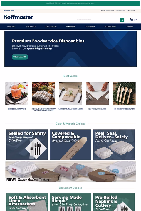 Hoffmaster Group Homepage 1440px