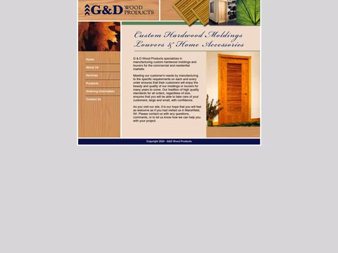 G D Wood Products Homepage 1440px
