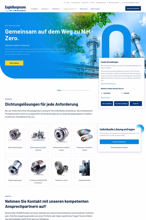 Eagleburgmann Homepage 1440px