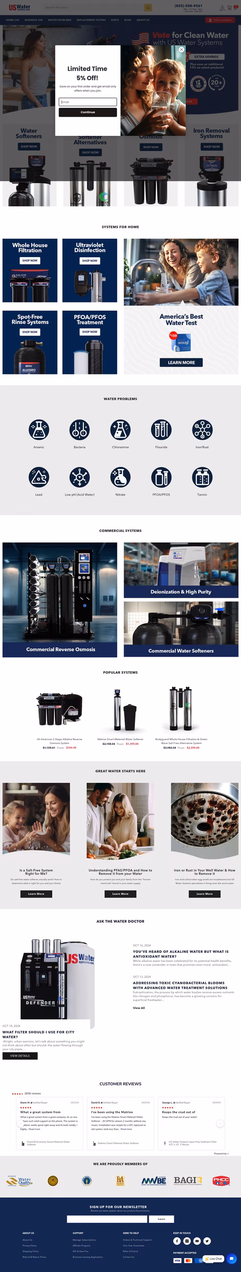 Us Water Systems Homepage 1440px
