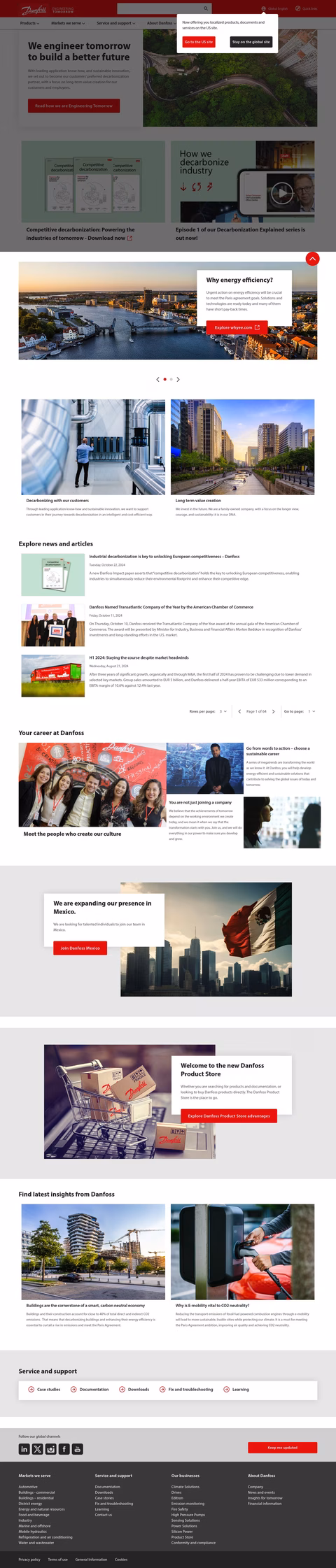 Danfoss Homepage 1440px