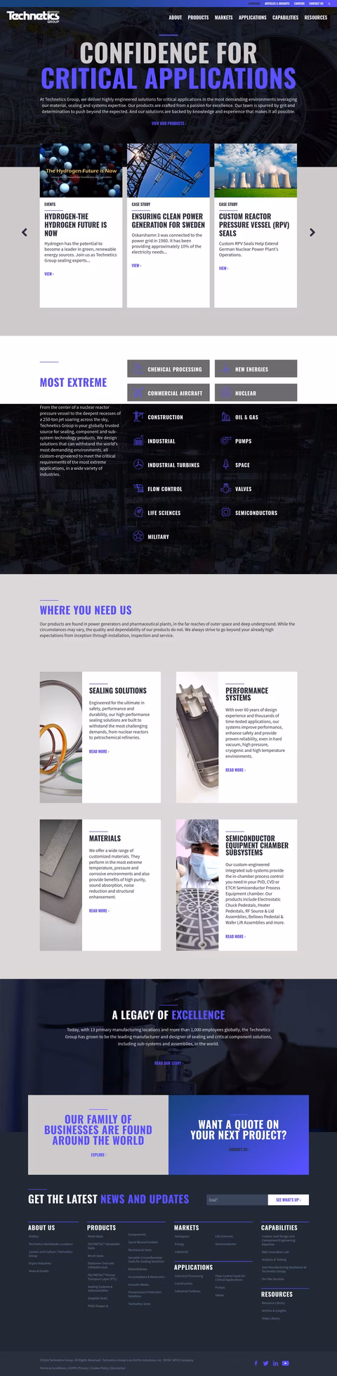 Technetics Group Homepage 1440px