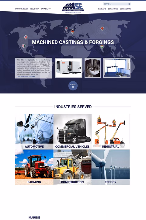 Aaa Sales Engineering Inc Homepage 1440px