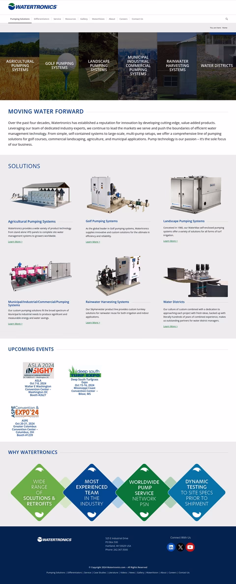 Watertronics Homepage 1440px