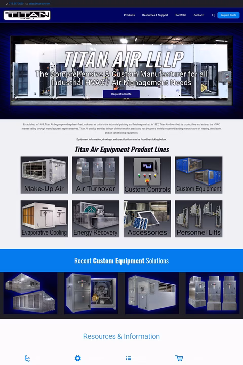 Titan Air Homepage 1440px