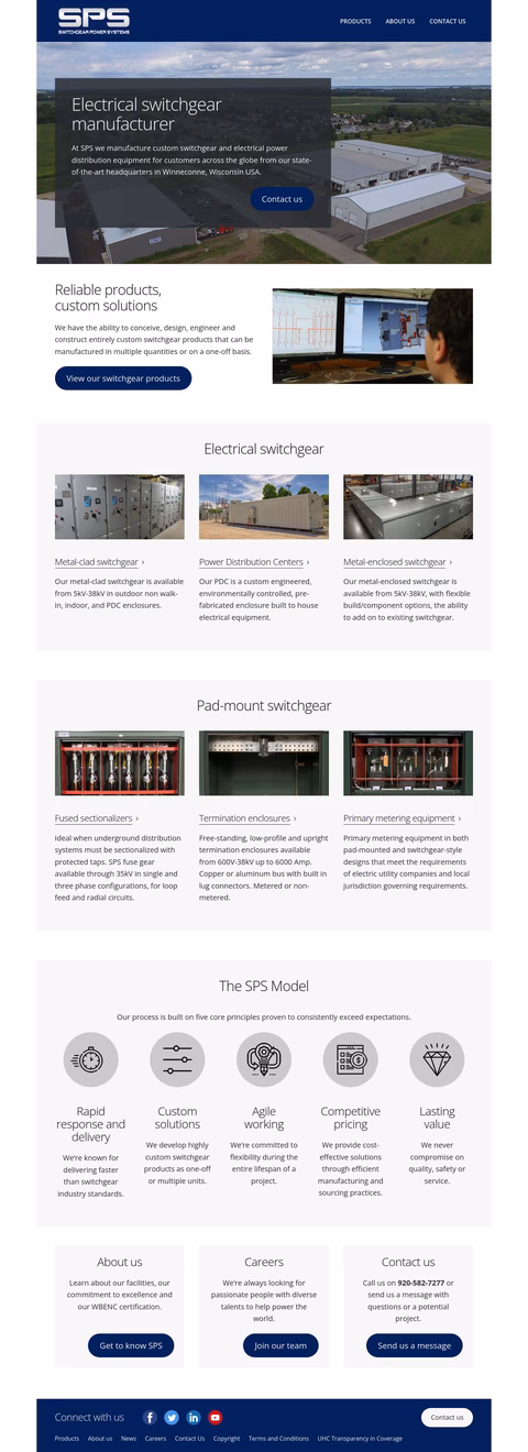 Switchgear Power Systems Homepage 1440px