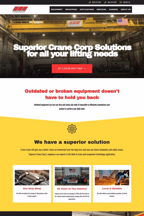 Superior Crane Homepage 1440px