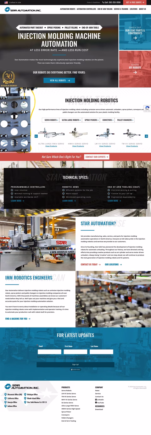 Star Automation Homepage 1440px