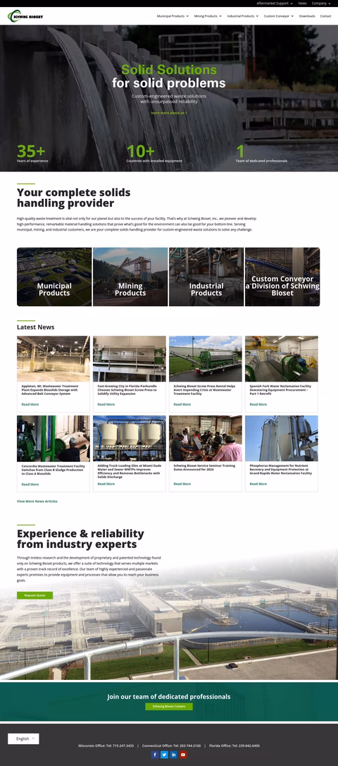 Schwing Bioset Homepage 1440px