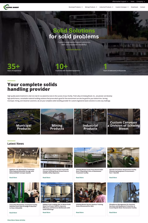 Schwing Bioset Homepage 1440px