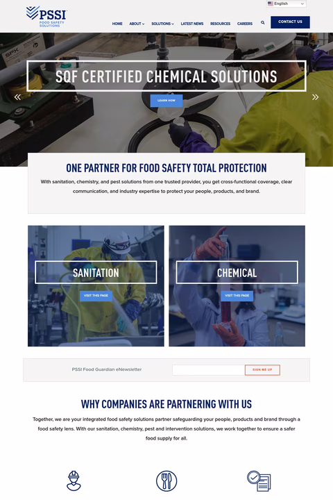 Pssi Food Safety Solutions Homepage 1440px