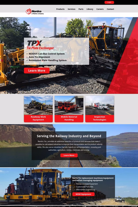 Nordco Homepage 1440px