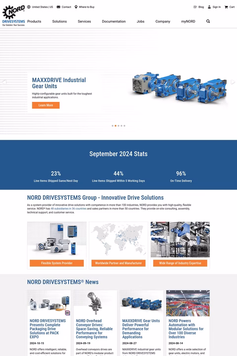 Nord Gear Homepage 1440px