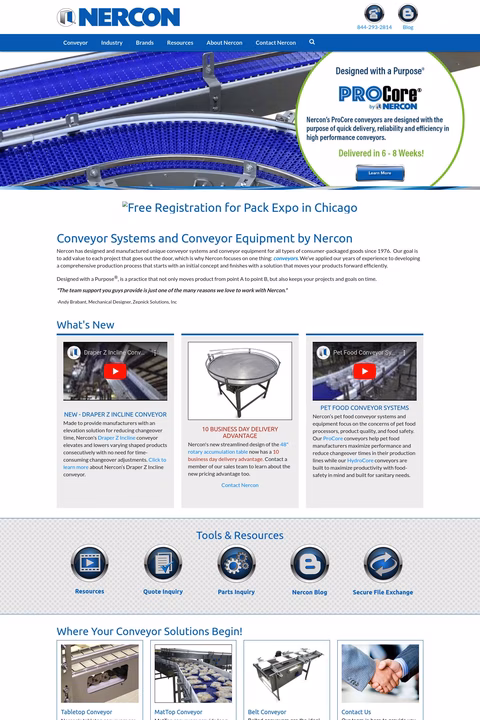 Nercon Homepage 1440px