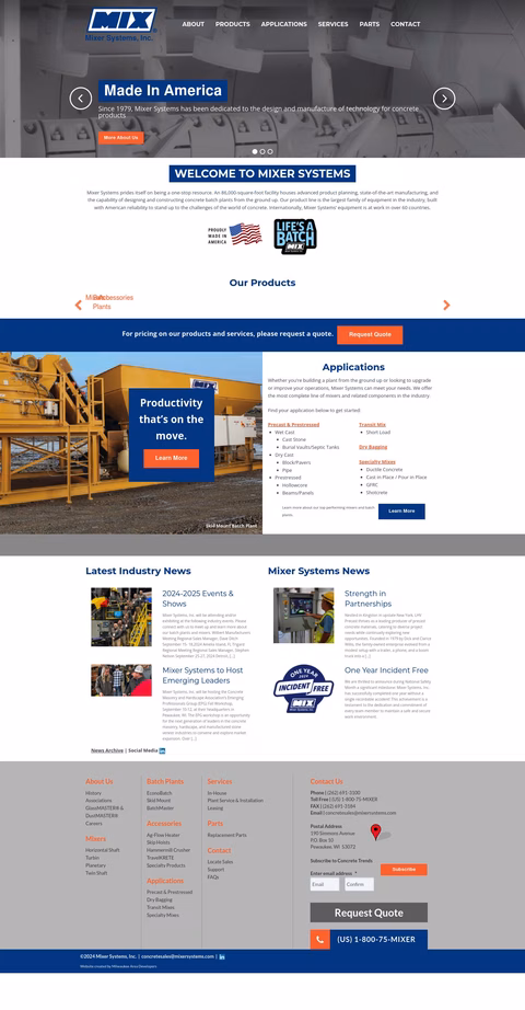 Mixer Systems Homepage 1440px