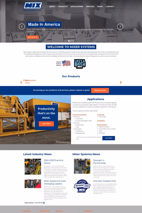 Mixer Systems Homepage 1440px