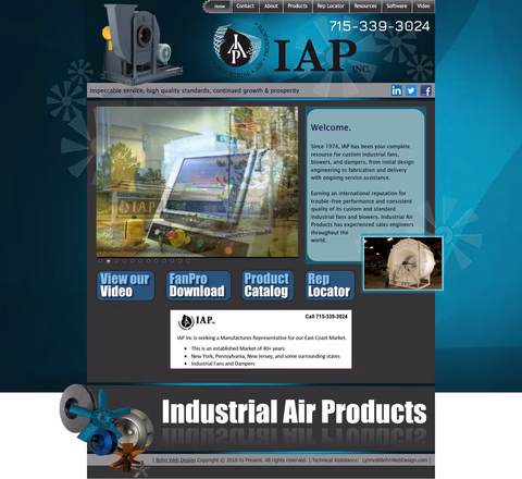 Industrial Air Products Homepage 1440px