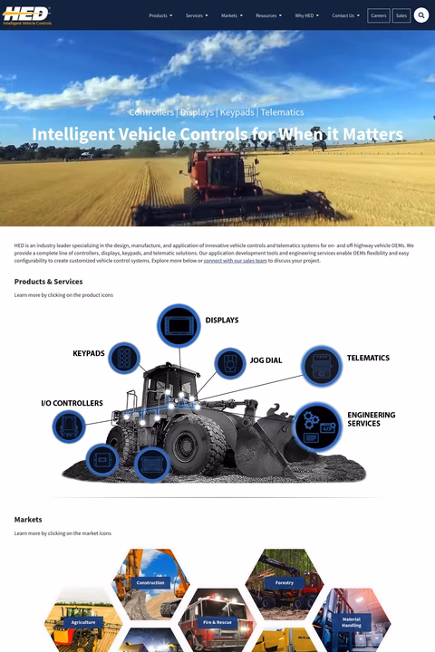 Hed Controls Homepage 1440px