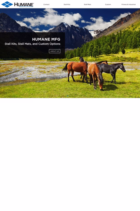 Humane Manufacturing Homepage 1440px