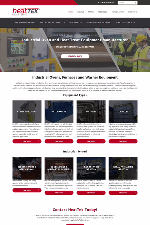 Heattek Homepage 1440px