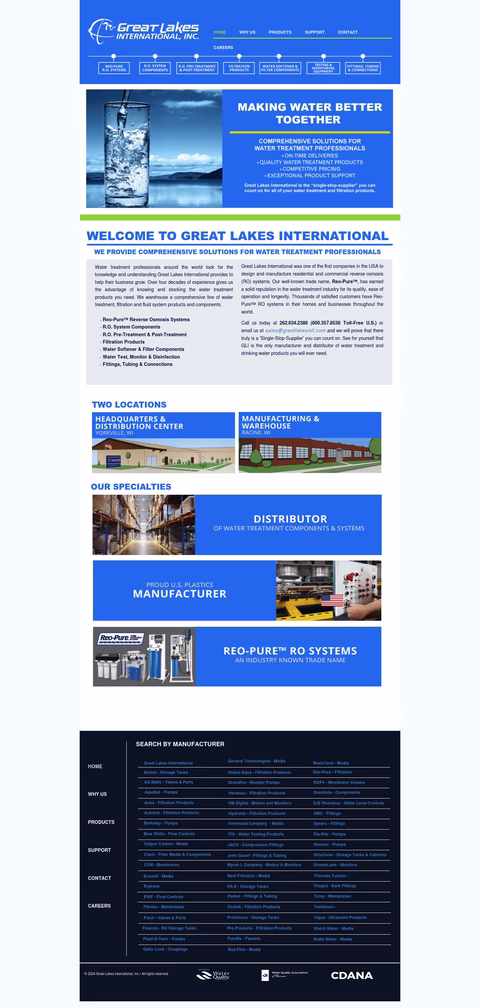 Great Lakes International Homepage 1440px