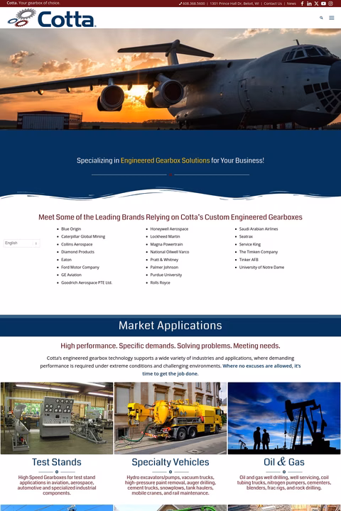 Cotta Homepage 1440px