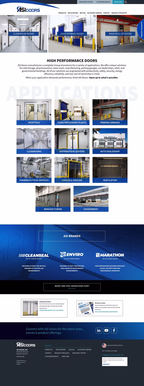 Asi Doors Homepage 1440px