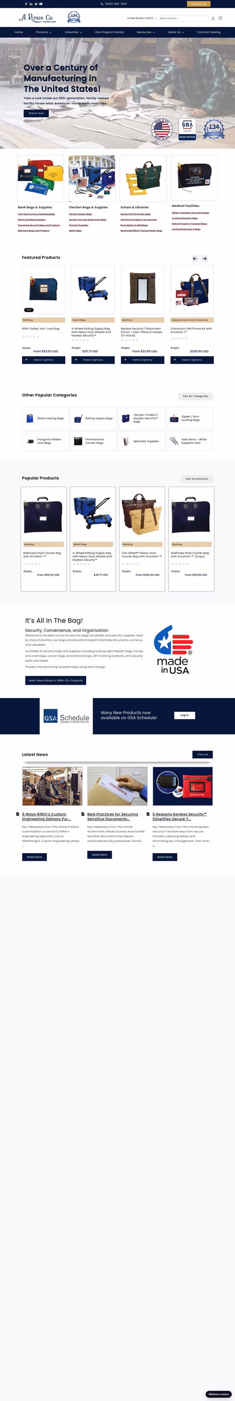 A-Rifkin-Company Homepage 1440px