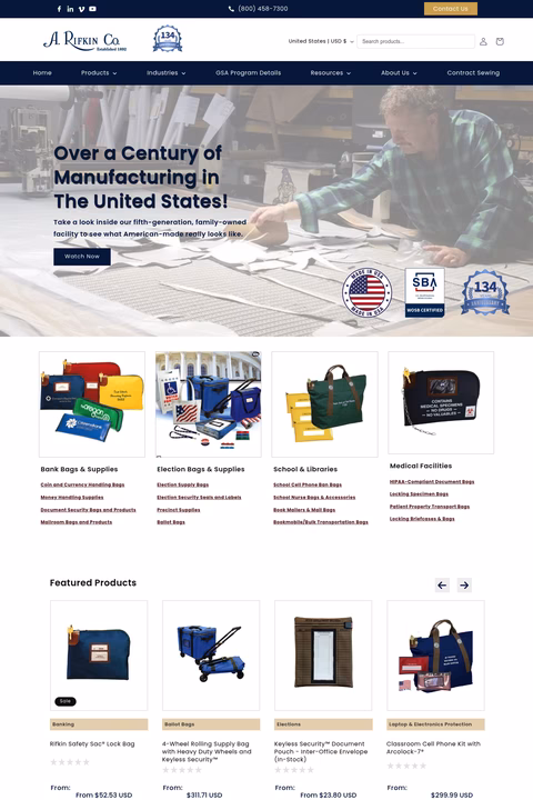 A-Rifkin-Company Homepage 1440px