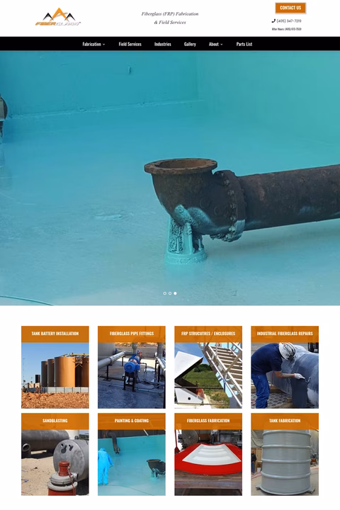 Aaa-Fiberglass-Services Homepage 1440px