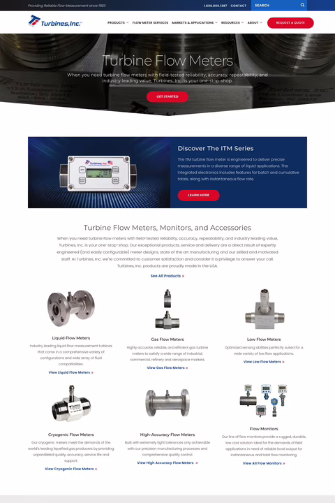 Turbines Incorporated Homepage 1440px