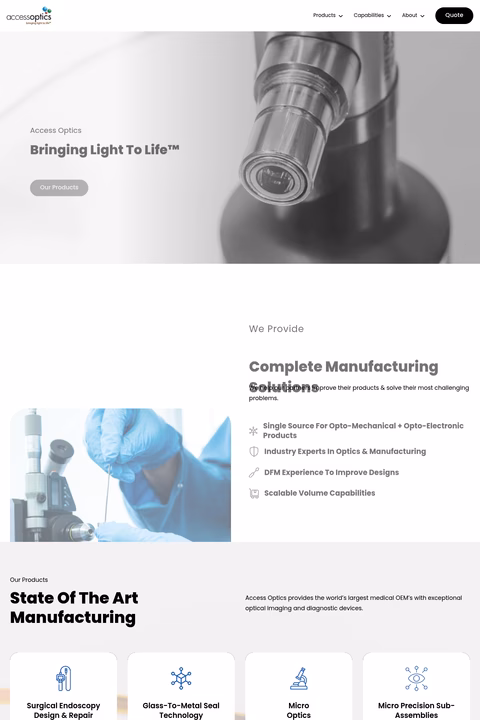 Access-Optics Homepage 1440px