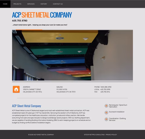 Acp-Sheet-Metal-Company Homepage 1440px