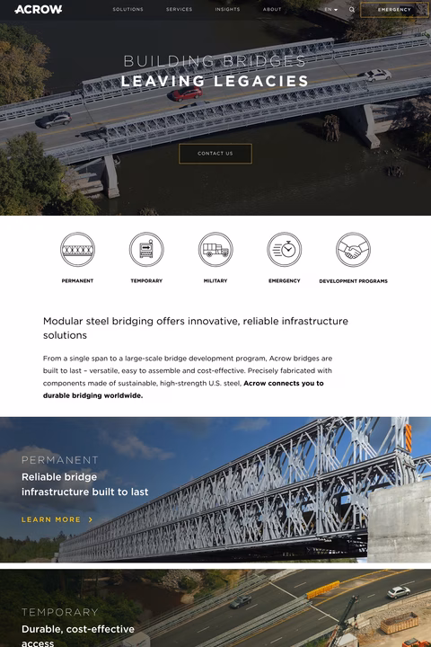 Acrow-Corporation Homepage 1440px