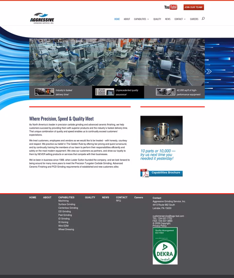 Aggressive-Grinding-Service Homepage 1440px
