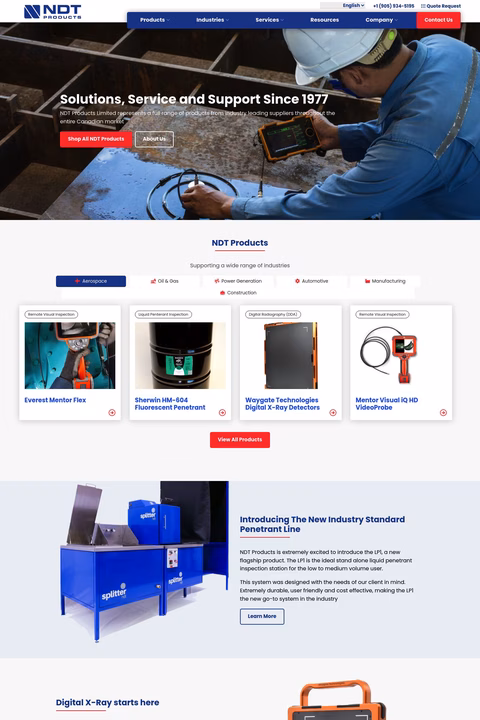 Ndt Products Homepage 1440px